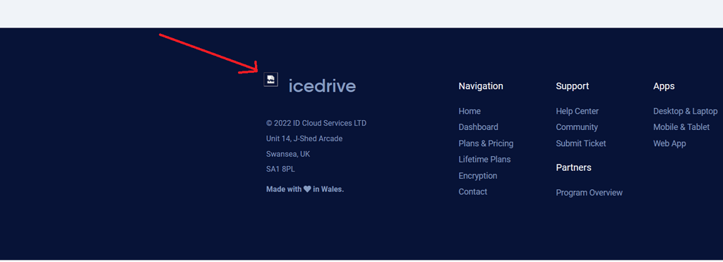 Missing Icon on Icedrive community footer - Bug Reporting - Icedrive ...